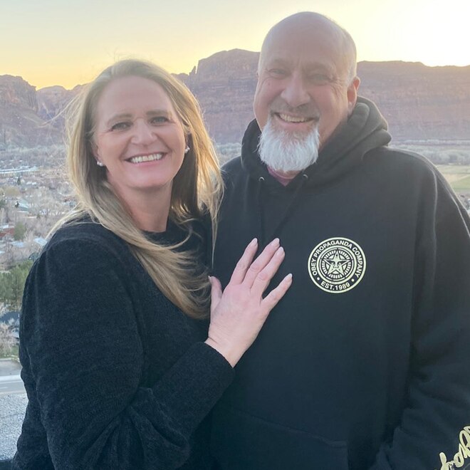 Sister Wives' Christine Shares Engagement Pics with “True Love” Sister Wives' Christine Shares Engagement Pics with “True Love”